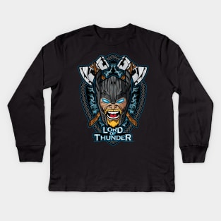 Lord of Thunder Kids Long Sleeve T-Shirt
